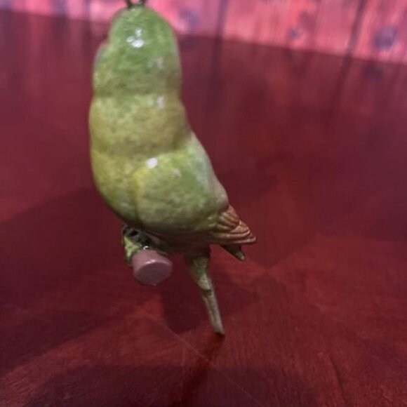 Gallerie‎ II Green Parrot Hanging Ornament tropical bird - Picture 3 of 4